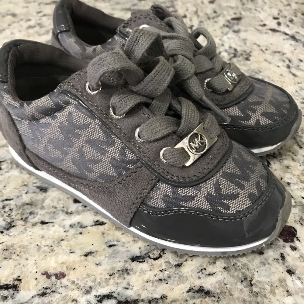 Michael Kors tennis shoes. Little girls.